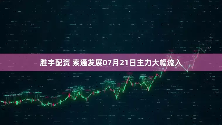 胜宇配资 索通发展07月21日主力大幅流入
