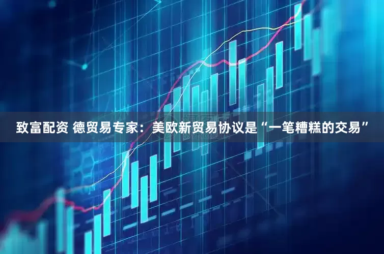 致富配资 德贸易专家：美欧新贸易协议是“一笔糟糕的交易”