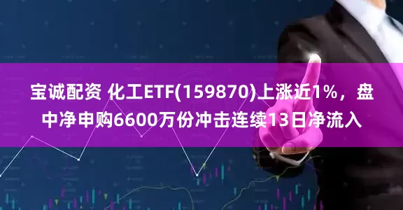 宝诚配资 化工ETF(159870)上涨近1%，盘中净申购6600万份冲击连续13日净流入